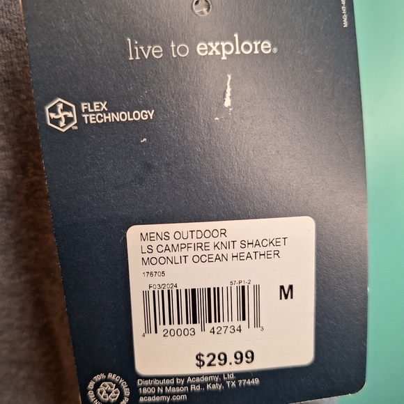 Magellan Smokey Blue "Shacket" - Picture 3 of 4